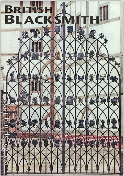 Cover photo of the gates, British Blacksmith 89