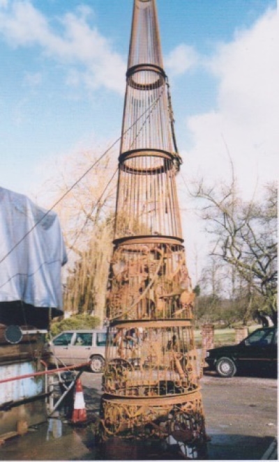 Blacksmiths Needle. During construction