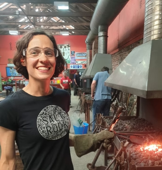 UK metalsmith creating art