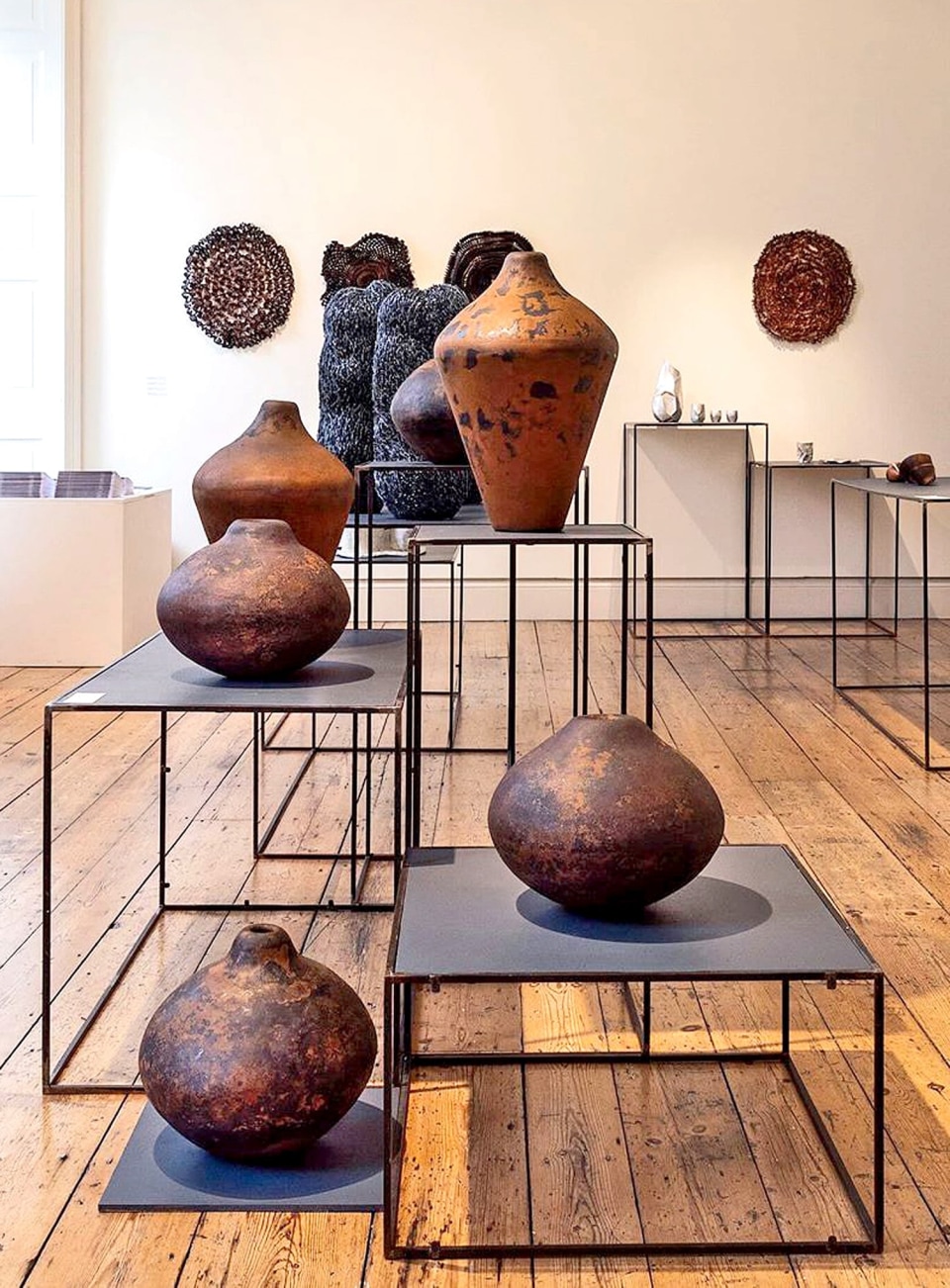 Metal pots exhibition