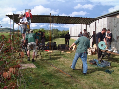 View of the furnace area