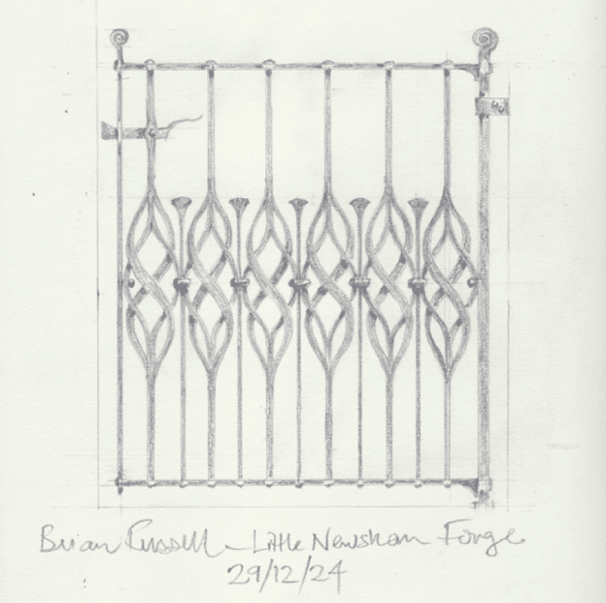 Little Newsham Forge Final Forge-in - Gate Making Masterclass With Brian Russell - Non-Forging Ticket