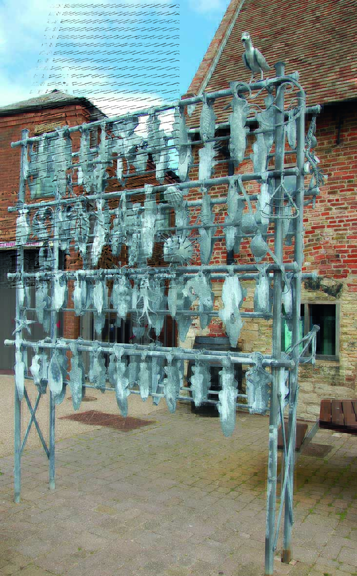 Fish rack in situ Kings Lynn1