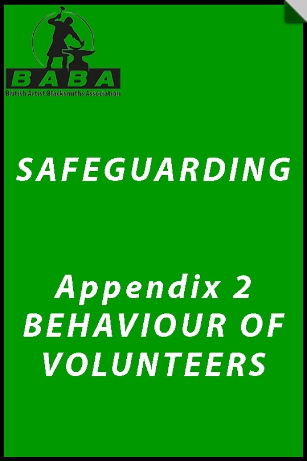 Banner Image of Safeguarding Appendix 2 - Behaviour of Volunteers