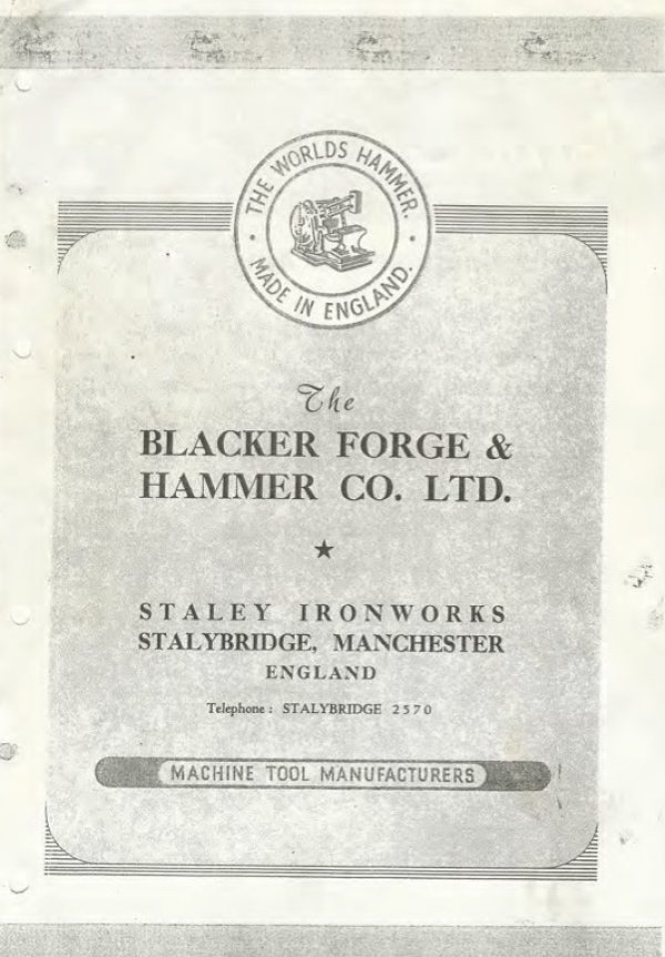 Banner Image of Blacker Hammer Type B Manual
